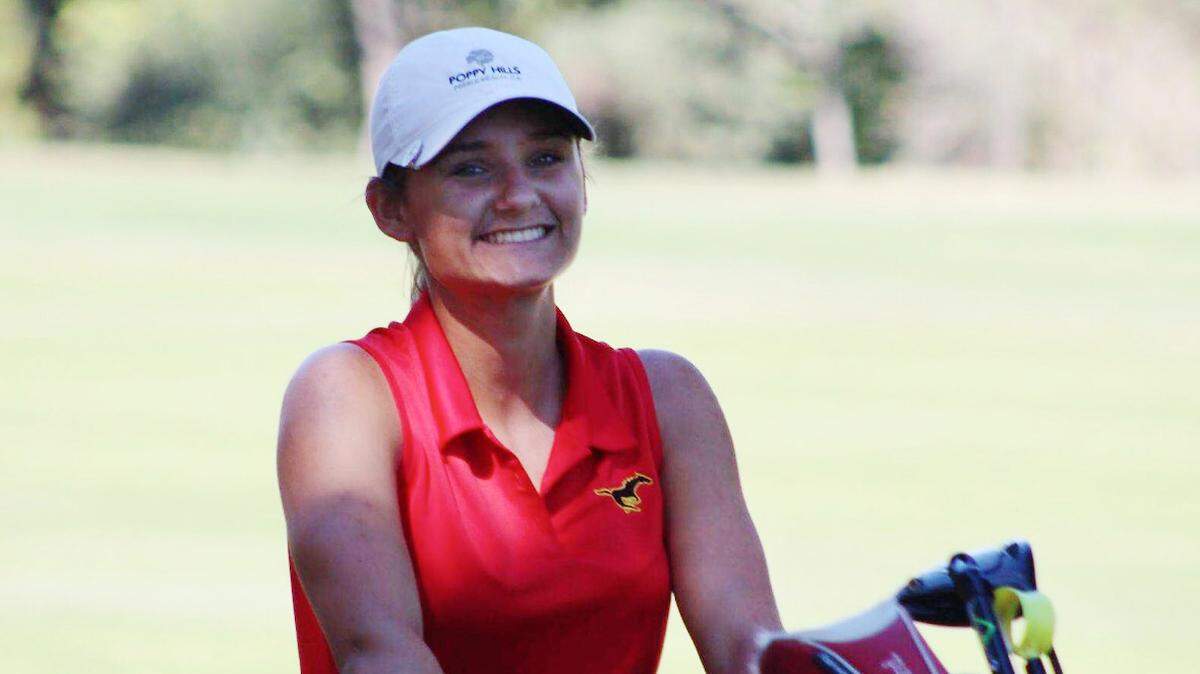 Oakdale golfer Madison Blanc.