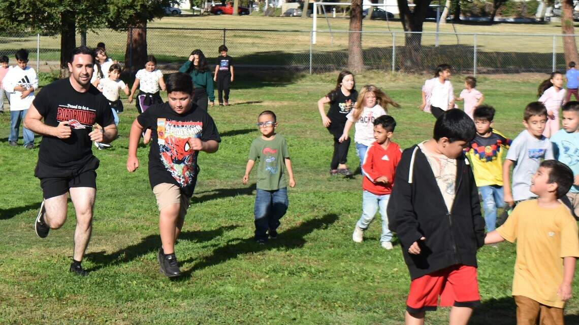 Modesto students take run seriously, especially when it comes to beating principal