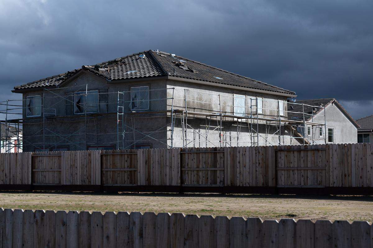 New housing in the Founders Point subdivision at Carver Road and Bangs Avenue in Modesto, Calif., Saturday, March 4, 2023.