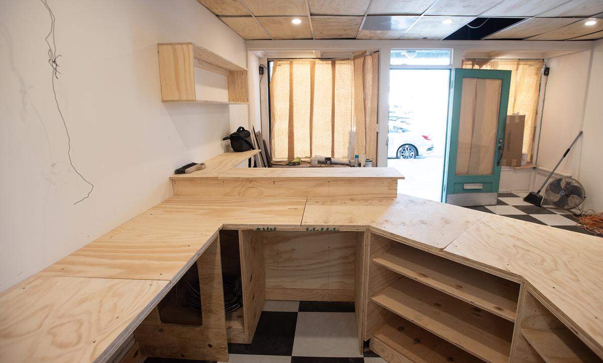 Husband and wife partners Marissa and Wyatt Smith are preparing to open a breakfast and lunch restaurant on H Street in Modesto, Calif., on Tuesday, July 12, 2022.