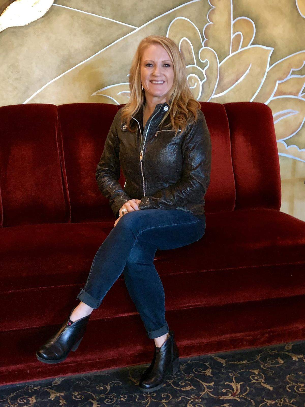 Kirstie Boyett Zacharias, pictured here in 2018, is leaving her executive director position at the State Theatre in Modesto.
