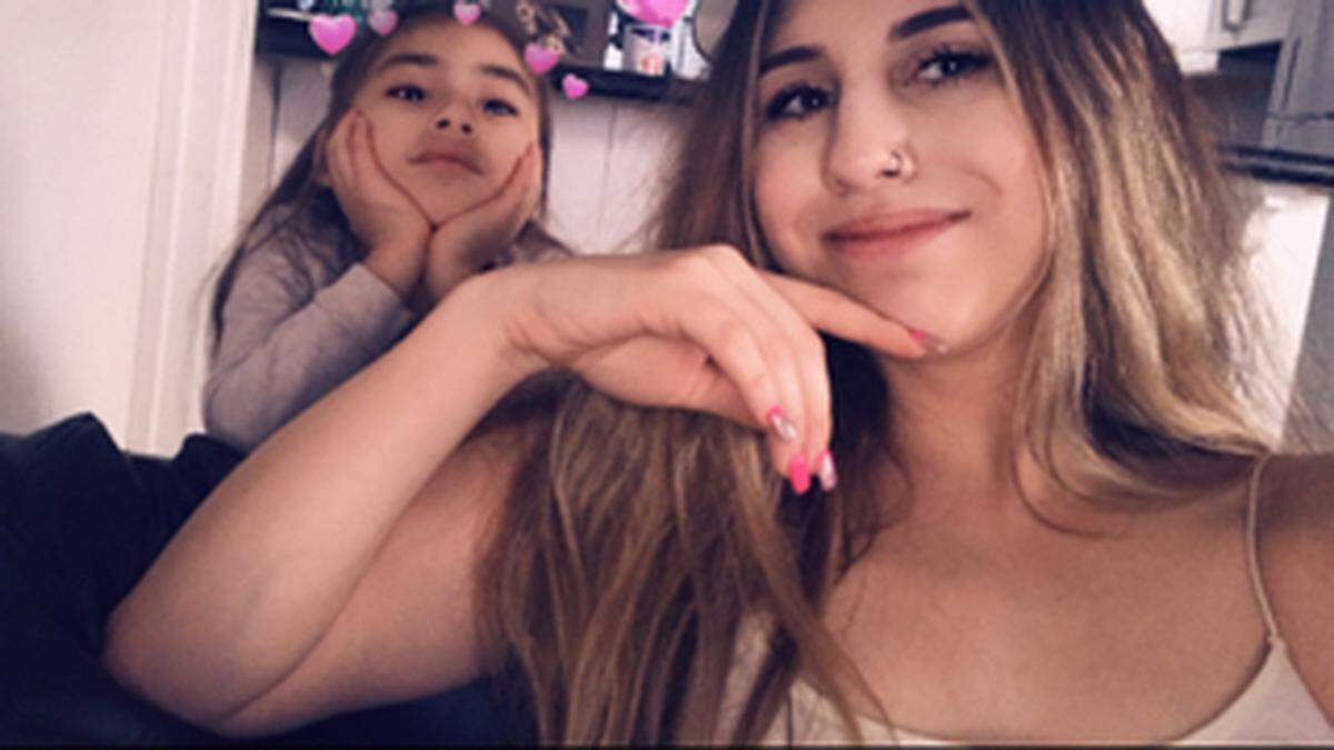 This undated photo shows Matilda Ortiz with her mother, Marissa Vasquez.