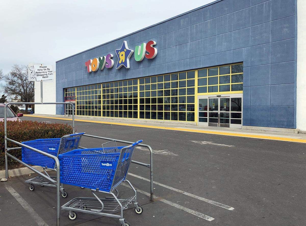 The former Toys R Us store on Sisk Road in Modesto.