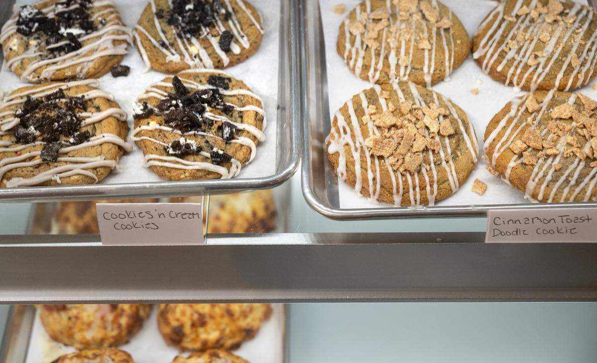 Cookies at the Bakeshop bakery in Modesto, Calif., Thursday, Oct. 12, 2023.