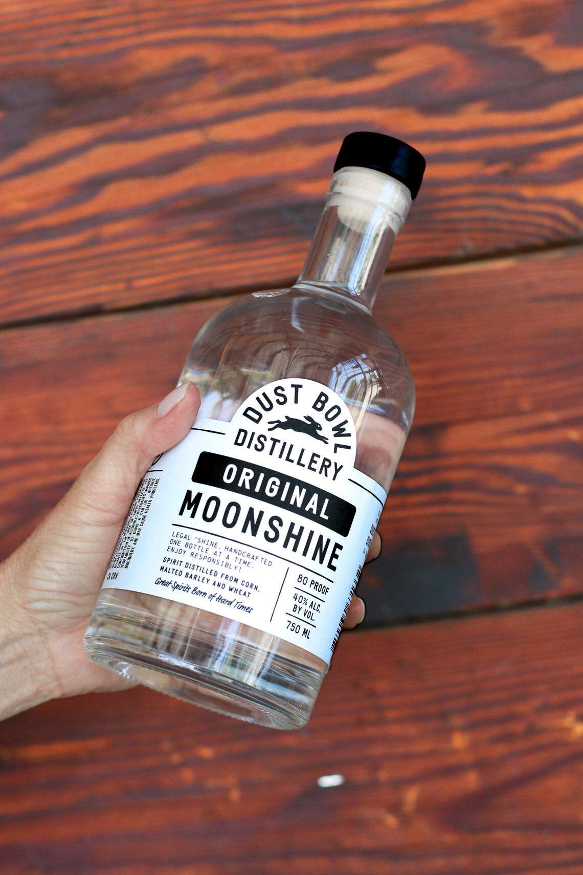 Moonshine is the name of the first distilled spirit from Dust Bowl Brewing in Turlock, California, introduced in June 2024.