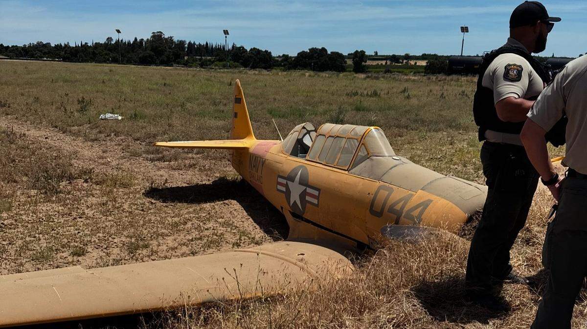 Two occupants suffered minor injuries when a small plane crashed east of the Modesto Airport on Sunday, June 2, 2024, according to the Stanislaus County Sheriff’s Office.