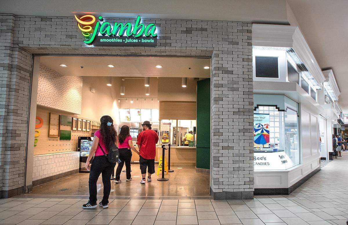 Jamba Juice at Vintage Faire Mall in Modesto, Calif., on Tuesday, August 2, 2022.