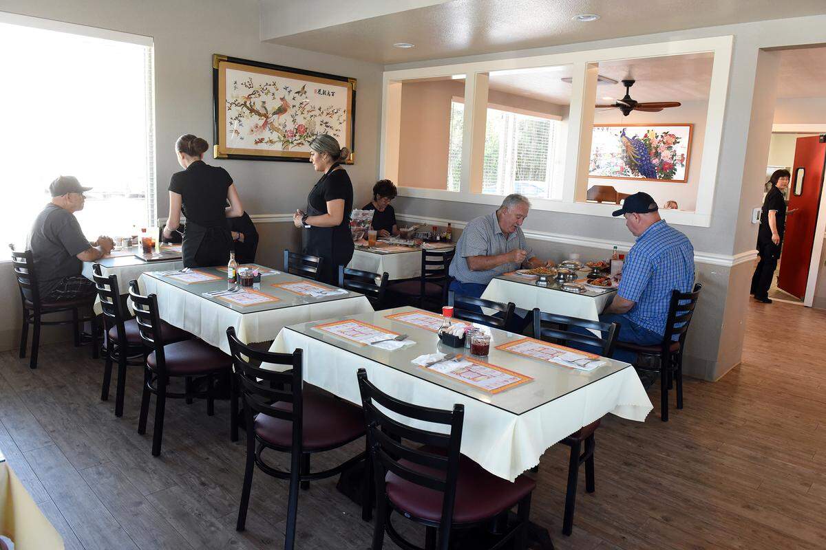 The dining room is pictured Wednesday afternoon July 10, 2019 at Lee’s Chinese Kitchen in Modesto, Calif.