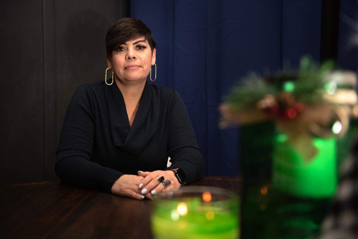 Karlha Davies at her home in Modesto, Calif., Thursday, Dec. 1, 2022.