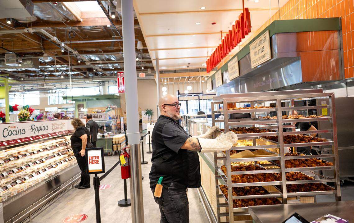 Vallarta Supermarkets store in Century Center in Modesto, Tuesday, Aug. 26, 2025.