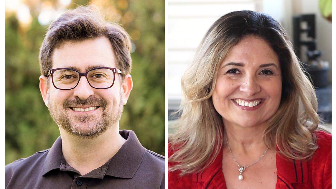 Tim Robertson and Marie Alvarado-Gil are candidates for California’s Senate District 4.