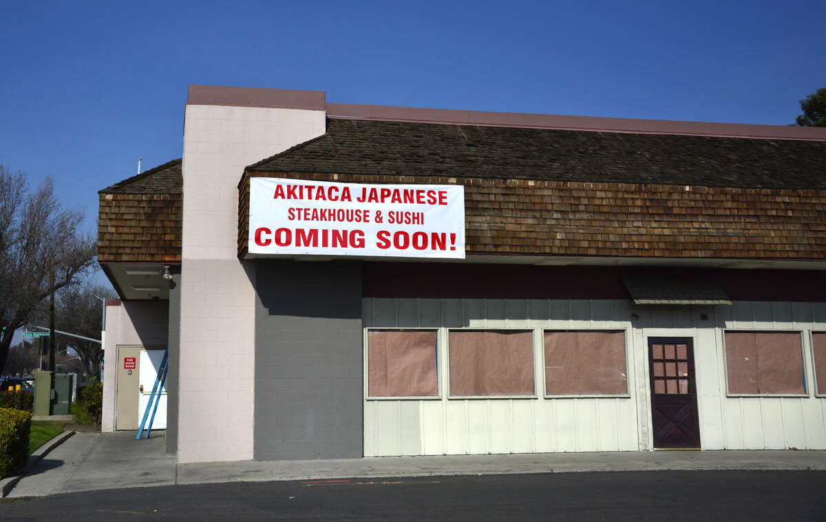 A new Japanese steakhouse and sushi restaurant on Prescott Road in in Modesto, Calif. pictured Jan. 31, 2020.