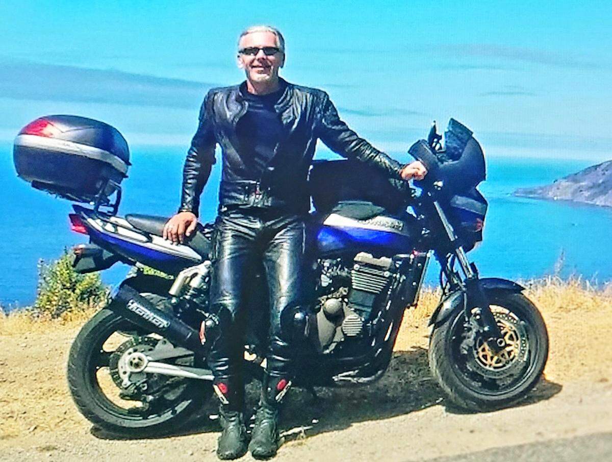 Robert Kope on a ride in California in 2014.