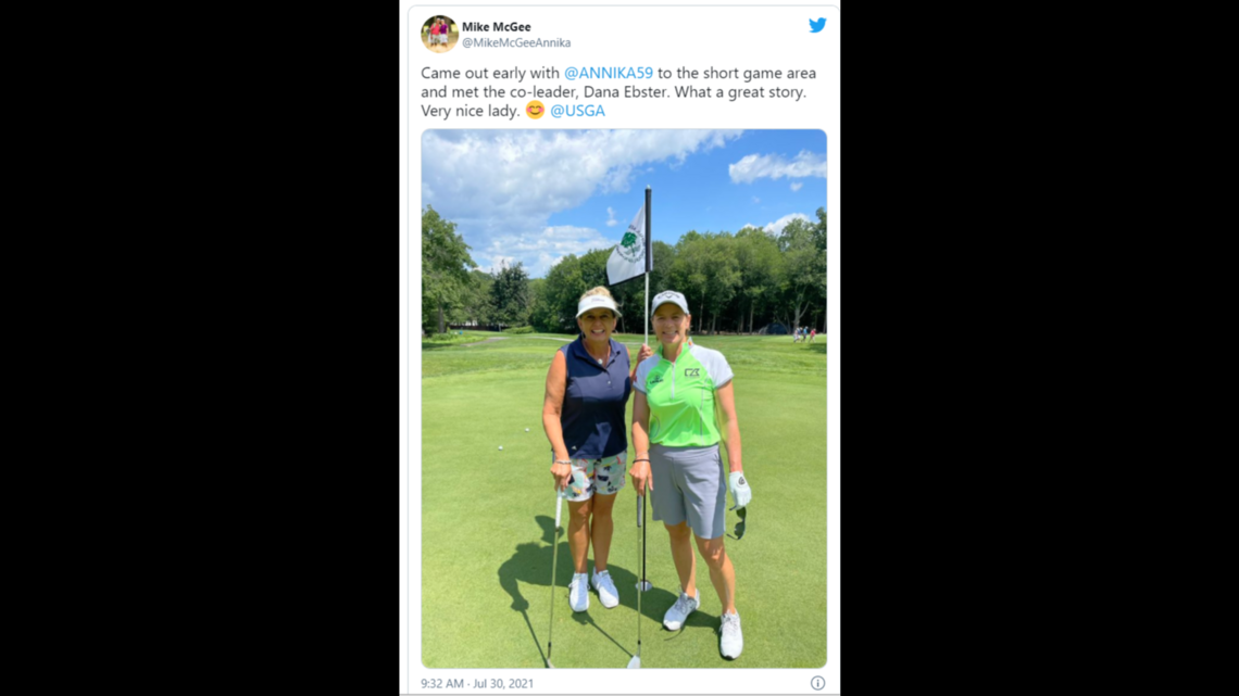Modesto’s Ebster holding tough, and gaining popularity at U.S. Senior Women’s Open
