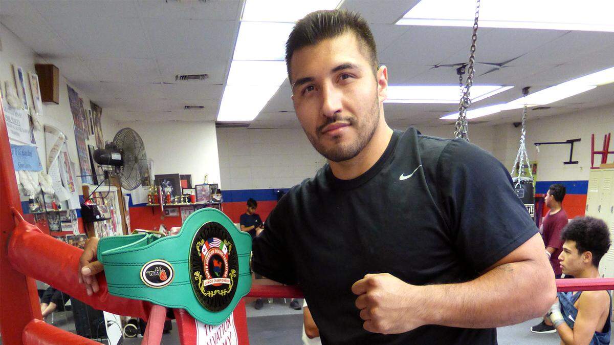 Modesto’s Rodney Hernandez, who boxes out of the Salvation Army Red Shield Gym, won the North American Boxing Federation junior heavyweight title on June, 30, 2018, in Sacramento, Calif.