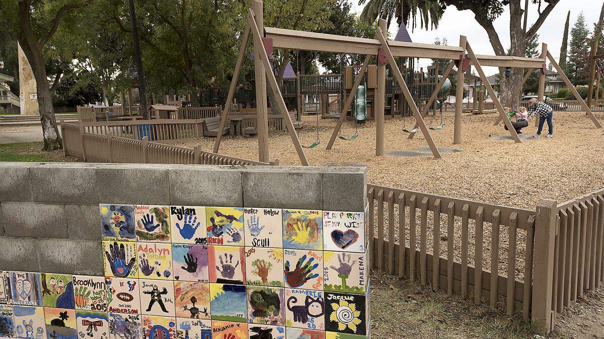 Children's Play Park in Oakdale, Calif., on Wednesday, Nov. 8, 2017.