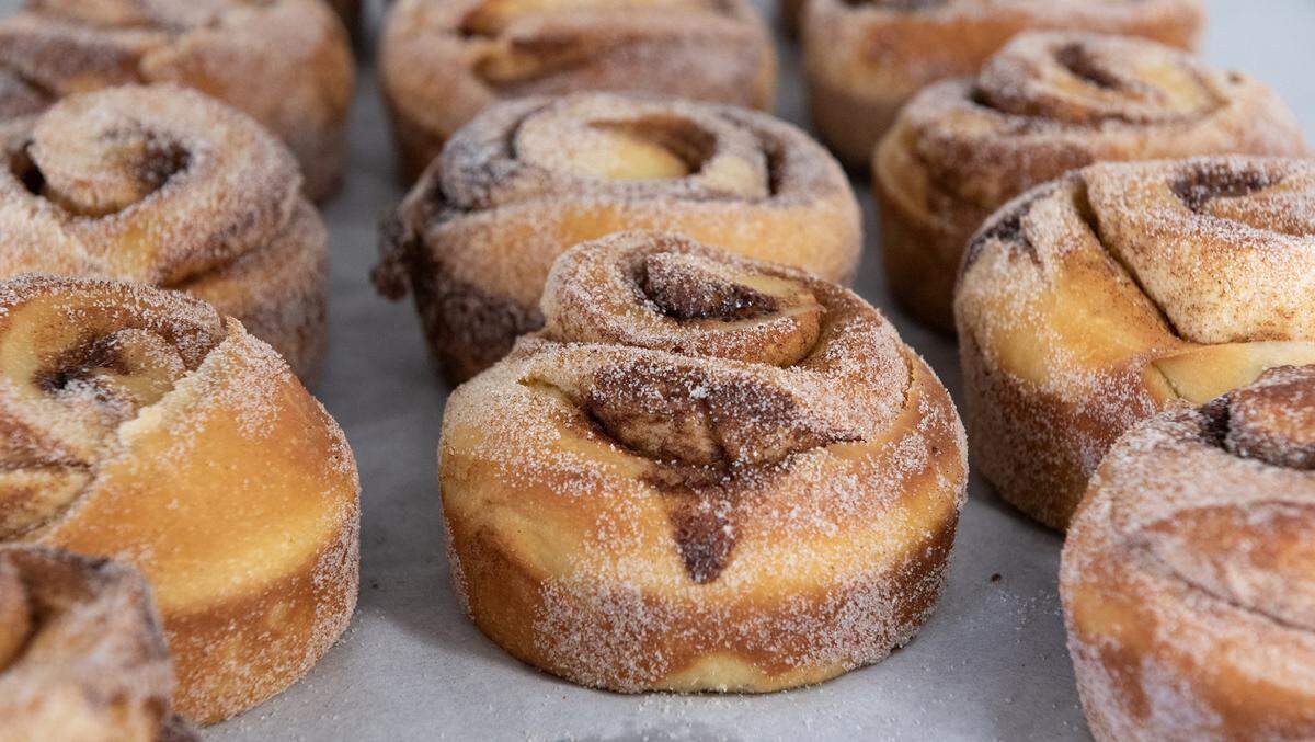 Morning buns from the bakery at El Bistro by Salt and Pepper in Modesto, Calif., Thursday, April 13, 2023.