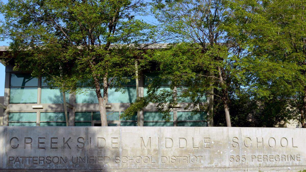Creekside Middle School, 535 Peregrine, Patterson, Calif.