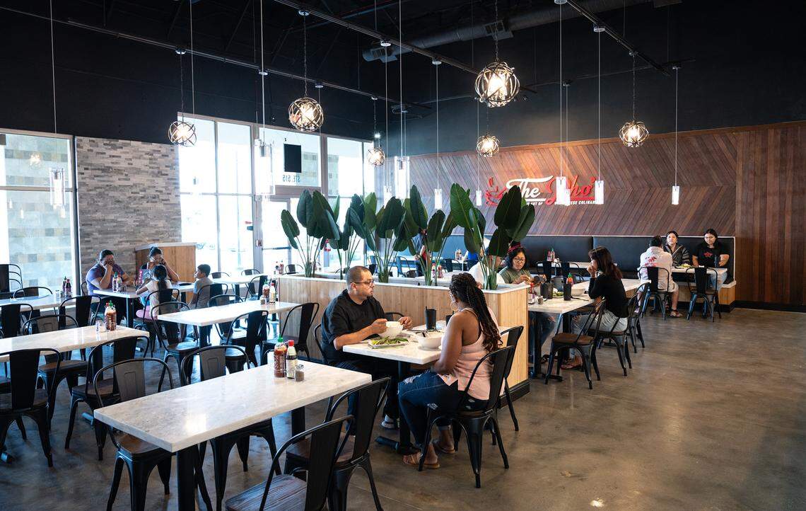 The Pho restaurant at the Save Mart center on Oakdale Road in Modesto, Calif., on Wednesday, June 9, 2021.