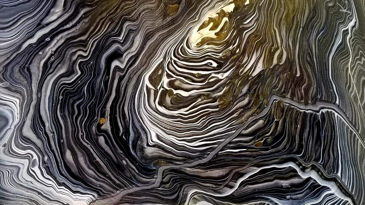 “String Theory” by Kate Jackson is among the “Surfaces” exhibit at the Carnegie Arts Center in Turlock.