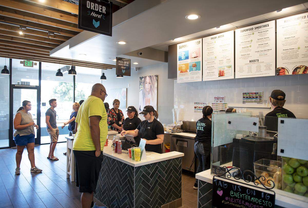 Nekter Juice Bar in Modesto, Calif., Friday, July 26, 2019.