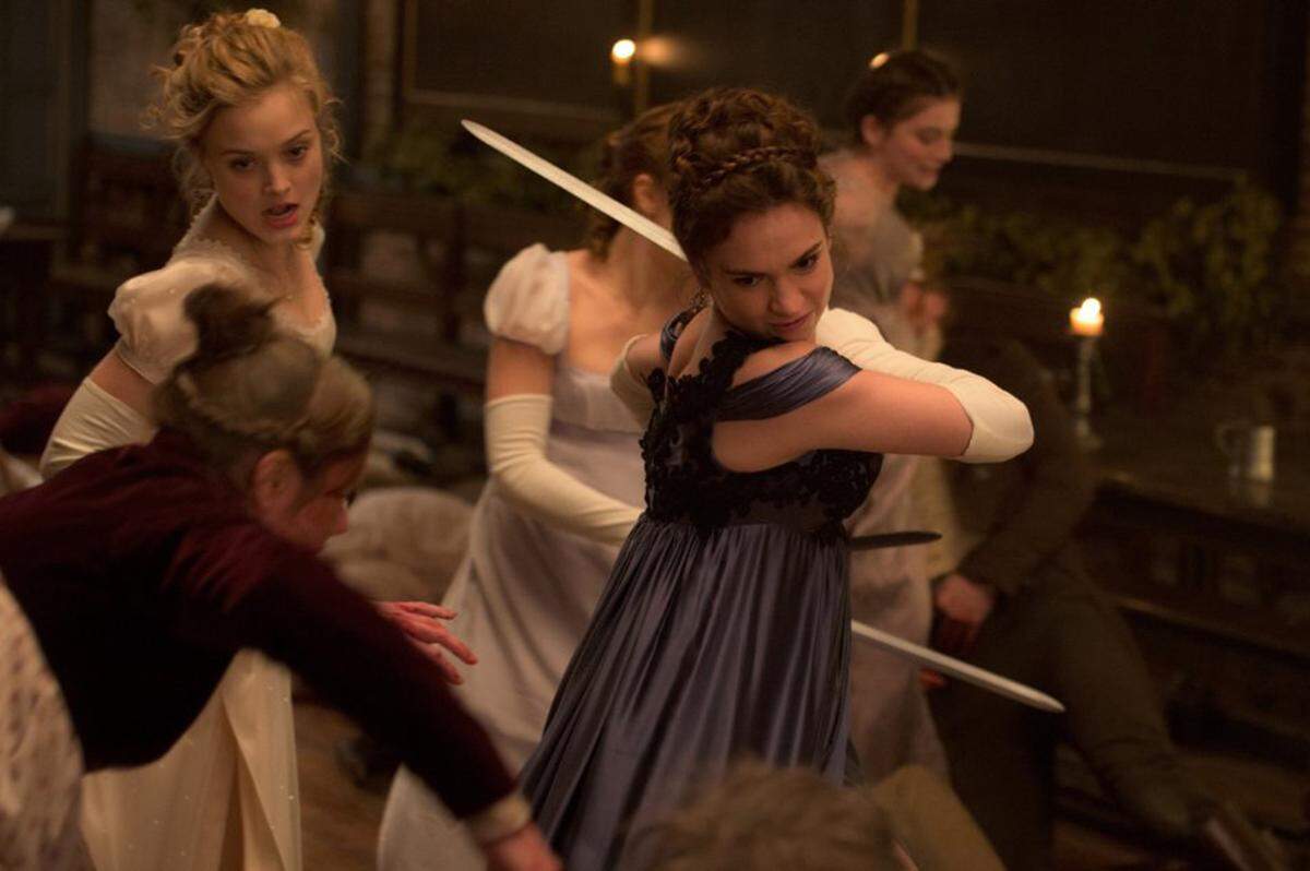 Bella Heathcote and Lily James were among the young stars of the 2016 movie ‘Pride and Prejudice and Zombies.’