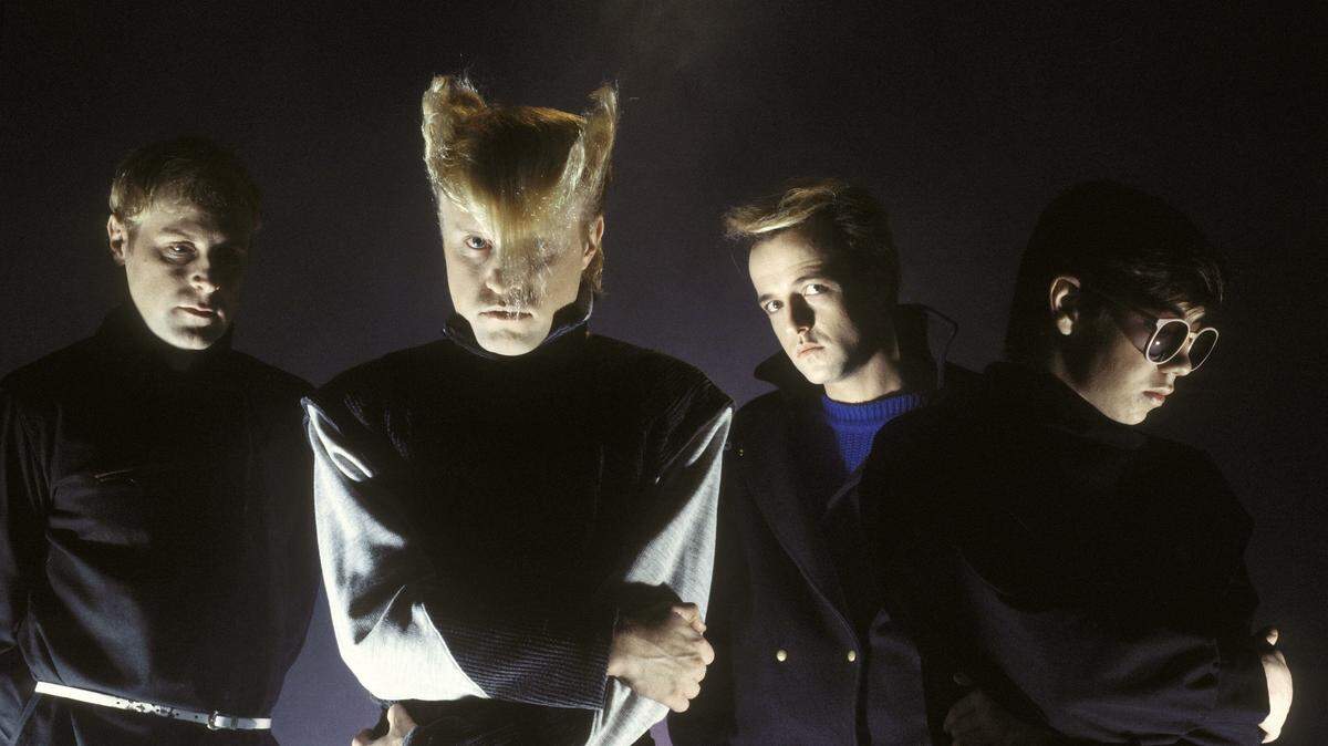 A Flock of Seagulls photographed in 1982.