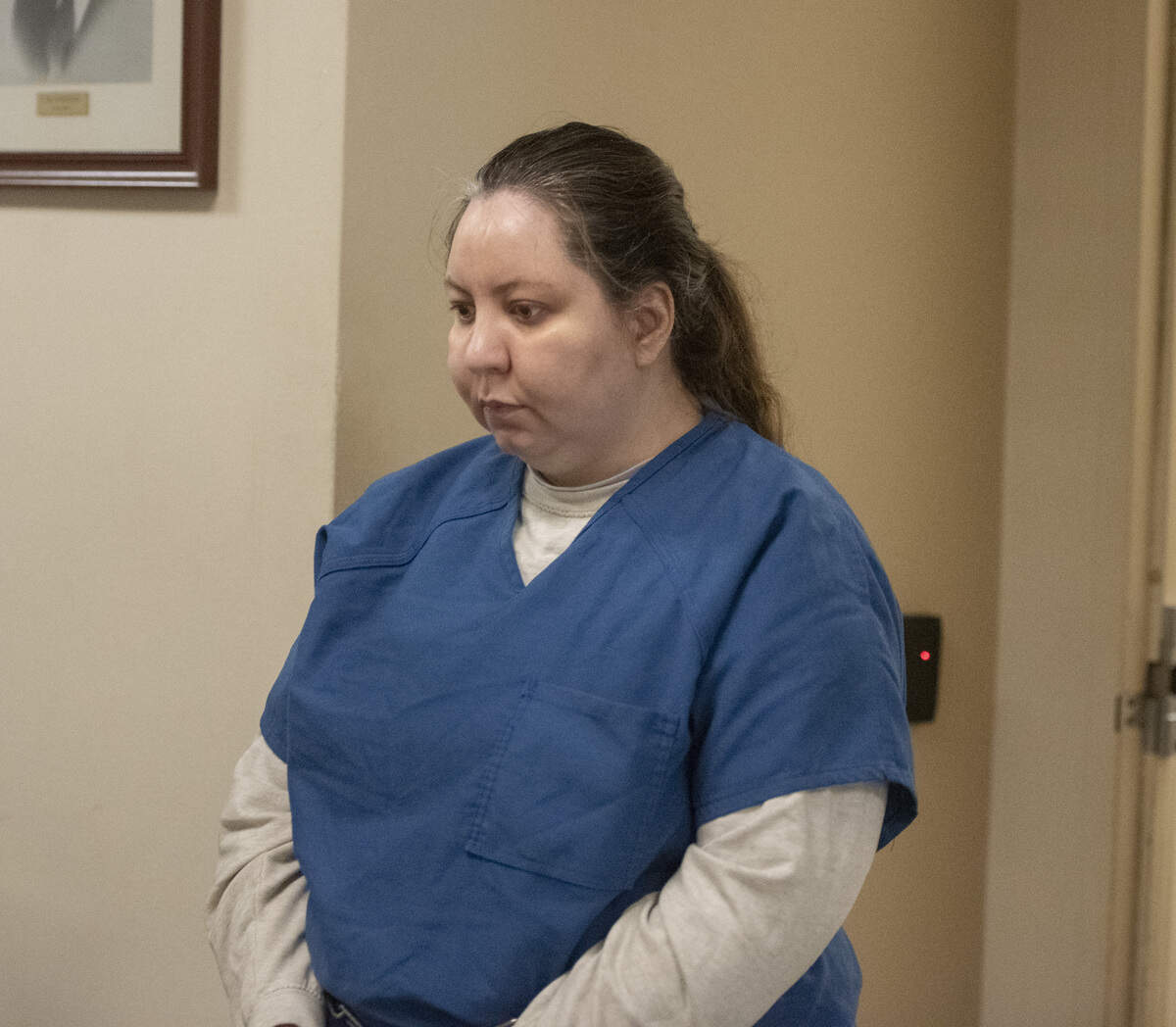 Mina Nazari appears in Stanislaus County Superior Court in Modesto on April 22, 2026. Nazari was later sentenced to 32 years to life in prison.