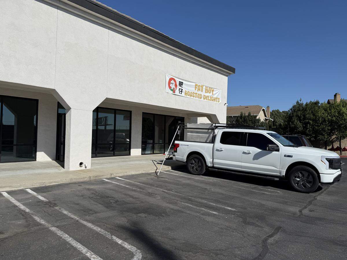 Renovations are being done to a unit in Wood Colony Plaza in Modesto, Calif., that will house a new business called Faty Boy Roasted Delights.