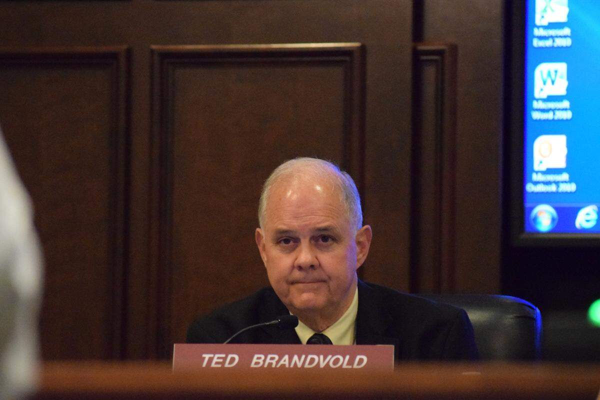 Modesto Mayor Ted Brandvold in March 2020.