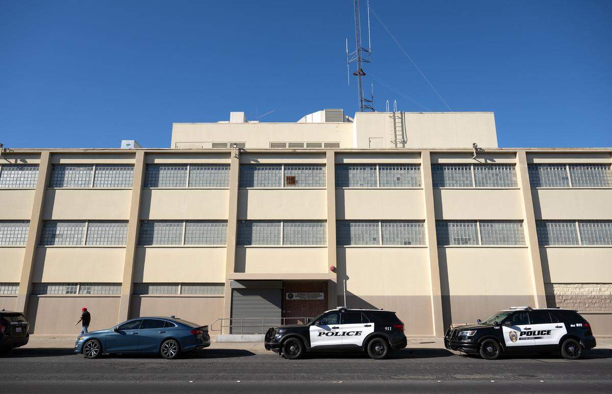 Former downtown jail is now being used as the Stanislaus County Sheriff’s Department Court Holding in Modesto, Wednesday, Jan. 22, 2025.