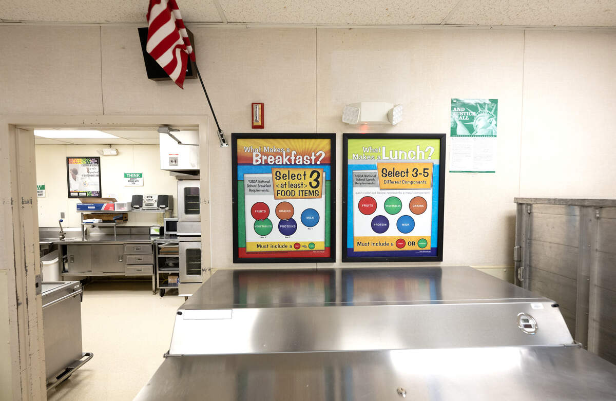 Kitchen at Marshall Elementary school in Modesto, Calif., Friday, Aug. 9, 2024.