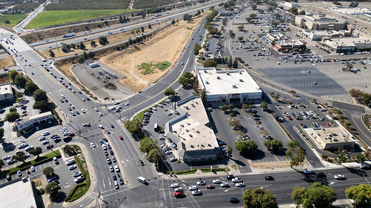 Standiford Avenue and Sisk Road with Vintage Faire Mall in Modesto, Calif., Wednesday, Oct. 2, 2024.