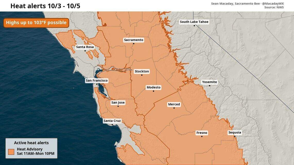 Merced County could see triple-digit temperatures this weekend. What to expect