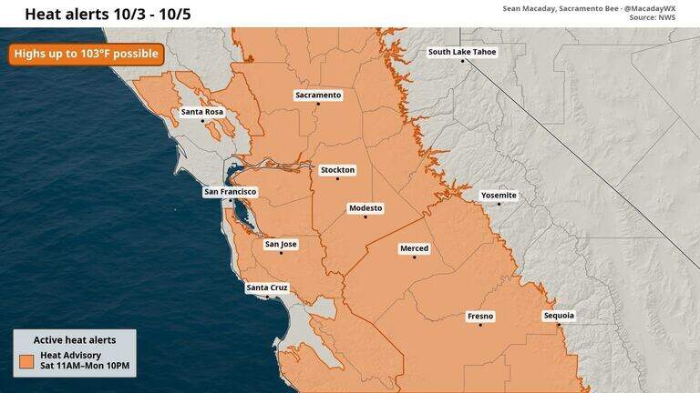 Merced County could see triple-digit temperatures this weekend. What to expect