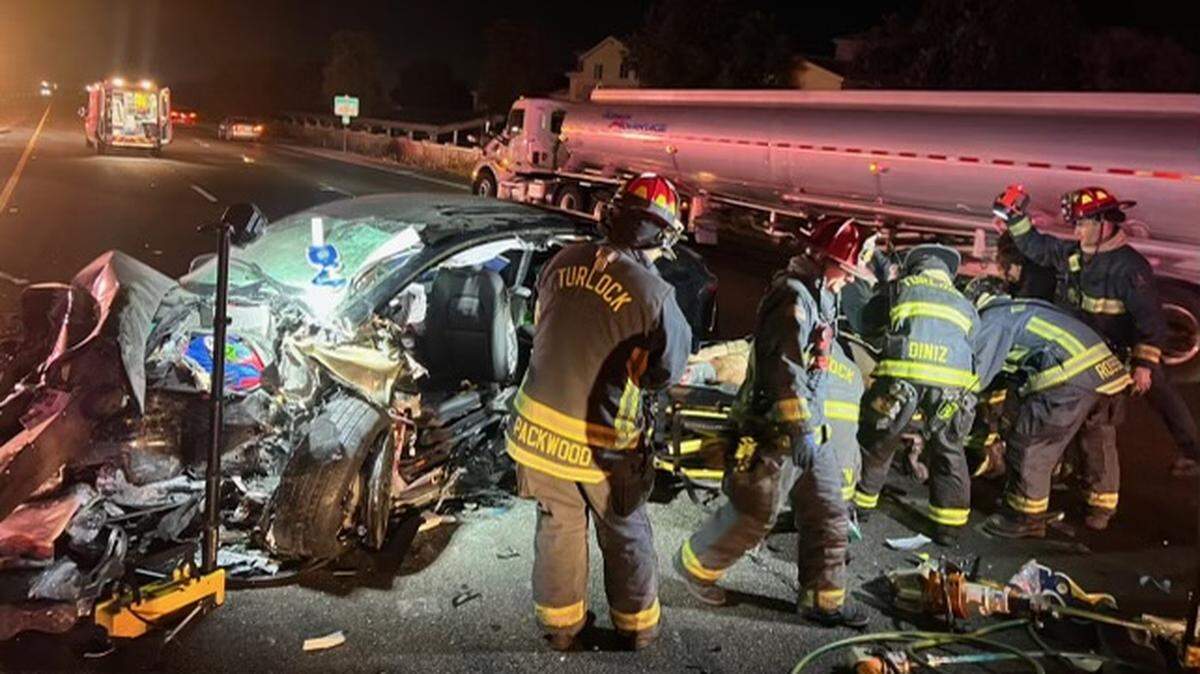 A man died and two other people were injured in a crash on Highway 99 the morning of June 20, 2023.
