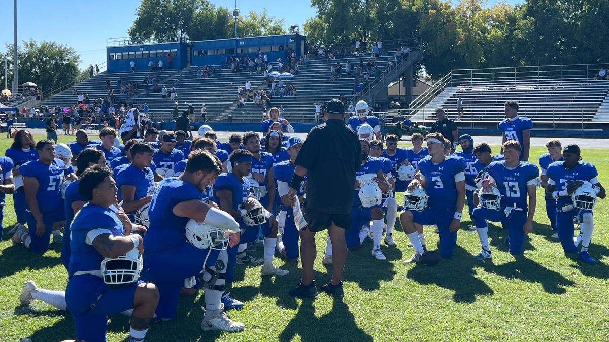 The Modesto JC football team beat Santa Rosa JC 51-14 in its home opener on Saturday, Sept. 14, 2024.
