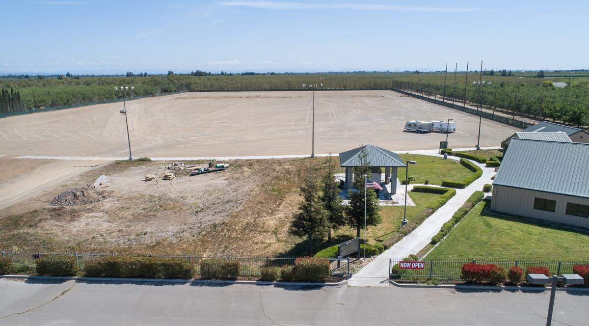 Park Place RV Storage on 5150 McHenry Avenue in Modesto, Calif., on Wednesday, April 20, 2022. The new storage is at site of the former Nor Cal Performance Golf Center.