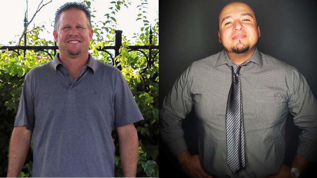 Ceres mayoral candidates Bret Durossette (left) and Javier Lopez.