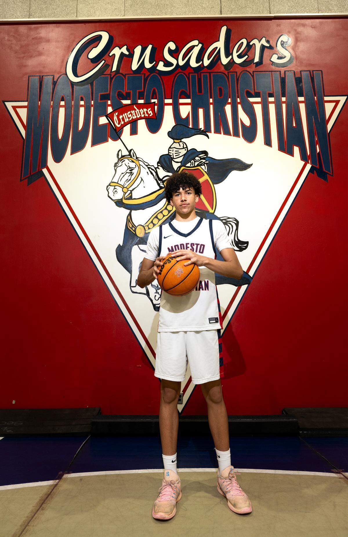 Modesto Christian’s Trevor Dickson is selected The Modesto Bee player of the year. Photographed at Modesto Christian High School in Salida Monday, March 16, 2026.