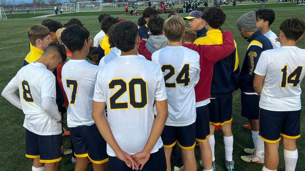 Gregori High beat reigning CCAL champion Modesto High 1-0 in a league match on Wednesday, Jan. 18, 2023. Freshman Maivand Assadulla scored the Jaguars’ goal.
