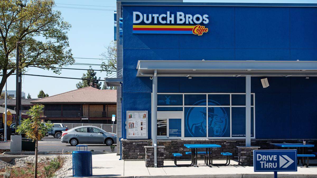 Dutch Bros Coffee in Modesto, Calif., is open from 5 a.m. to 5 p.m. on New Year’s Eve and from 5 a.m. to 11 p.m. on New Year’s Day.