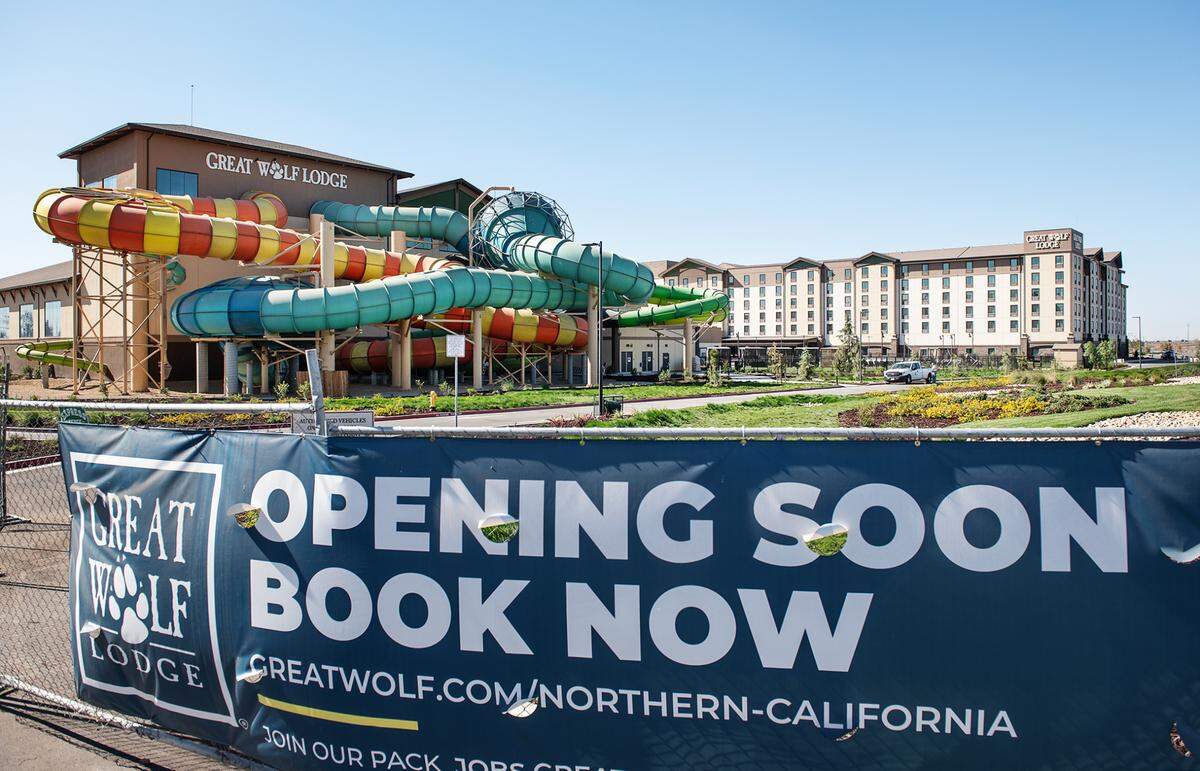 Great Wolf Lodge in Manteca, Calif., on Wednesday, Oct. 14, 2020.