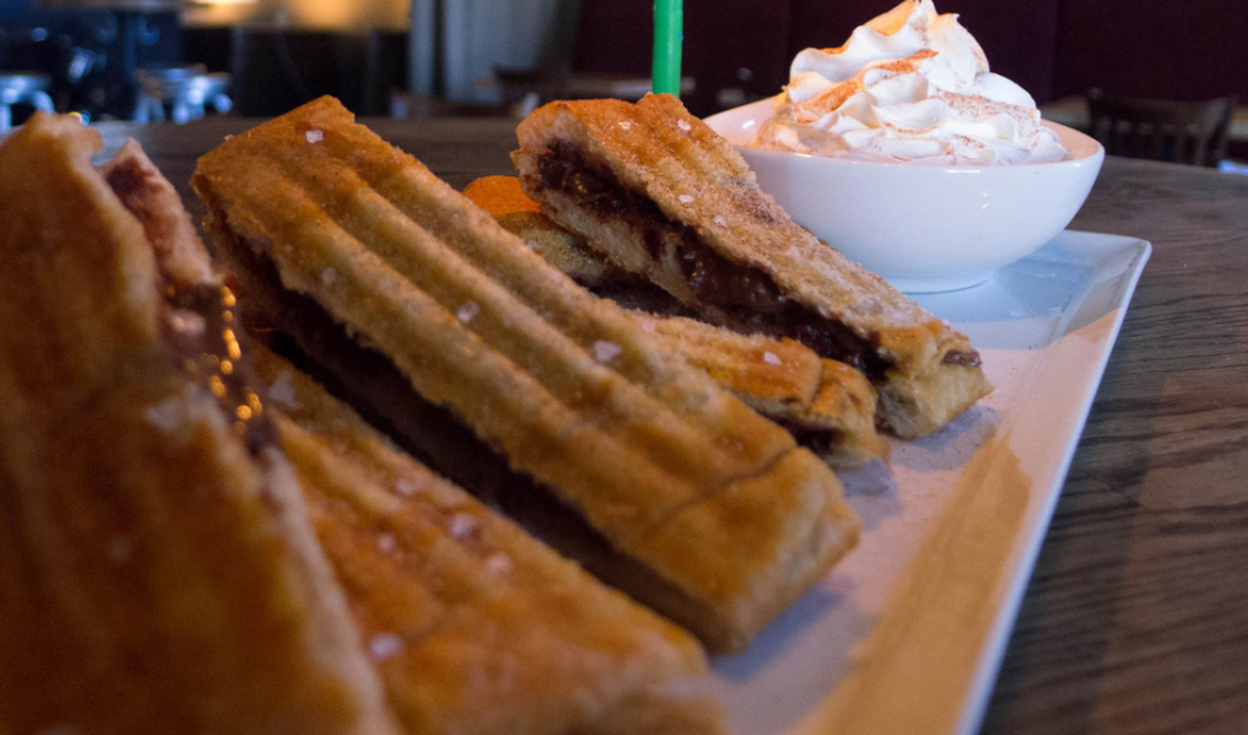 Screenshot of chocolate panini bites from Camp 4 Wine Cafe taken from the Camp 4 Facebook page.