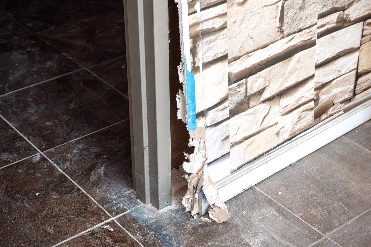 Former site of Doctor’s Choice cannabis dispensary on Yosemite Boulevard in Modesto, Calif., on Monday, March 14, 2022. Property owners say the tenants did thousands of dollars of damage to the space before vacating.
