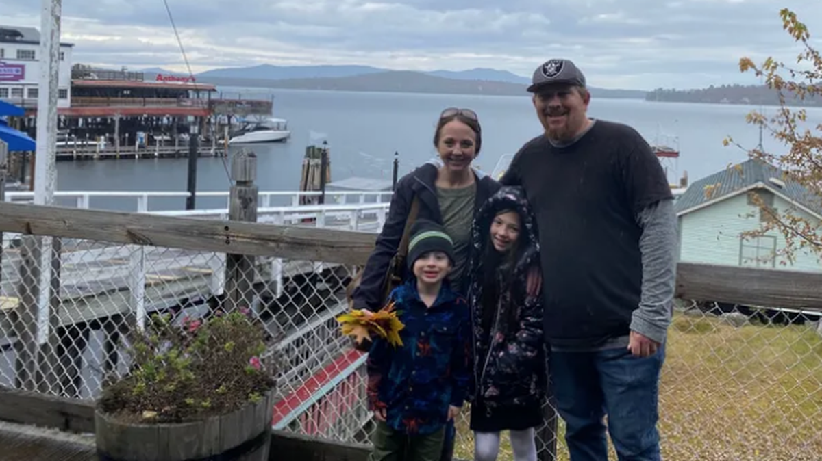 In this image from GoFundMe.com, La Grange resident Janelle Hall, 33, is pictured with her family.
