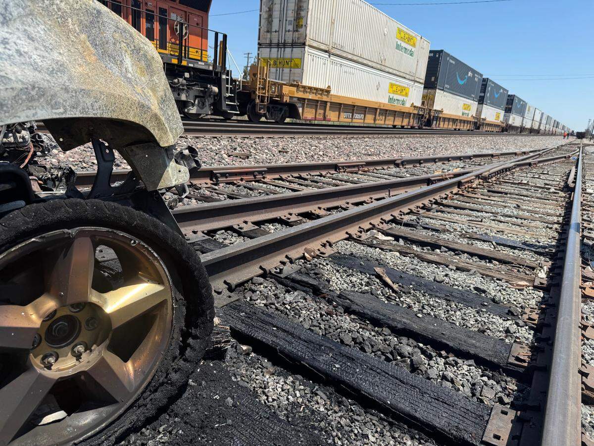 The driver of an SUV was killed after ignoring the warning systems at a train crossing — the crossing arms, flashing red lights and audible alarms — and trying to cross tracks across Yosemite Boulevard in Empire on Monday afternoon, June 9, 2025.