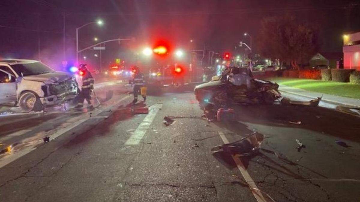 Two 19-year-old men were killed and a woman was arrested on suspicion of DUI and murder in a crash Saturday night, Dec. 11, 2021, in Ceres, CA, according to the Police Department.