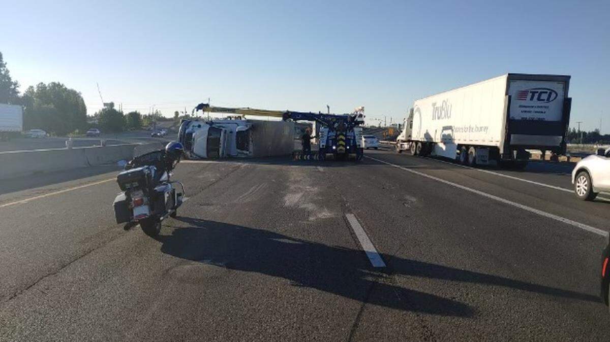 Six people were injured in a crash on Highway 99 Saturday, July 16.