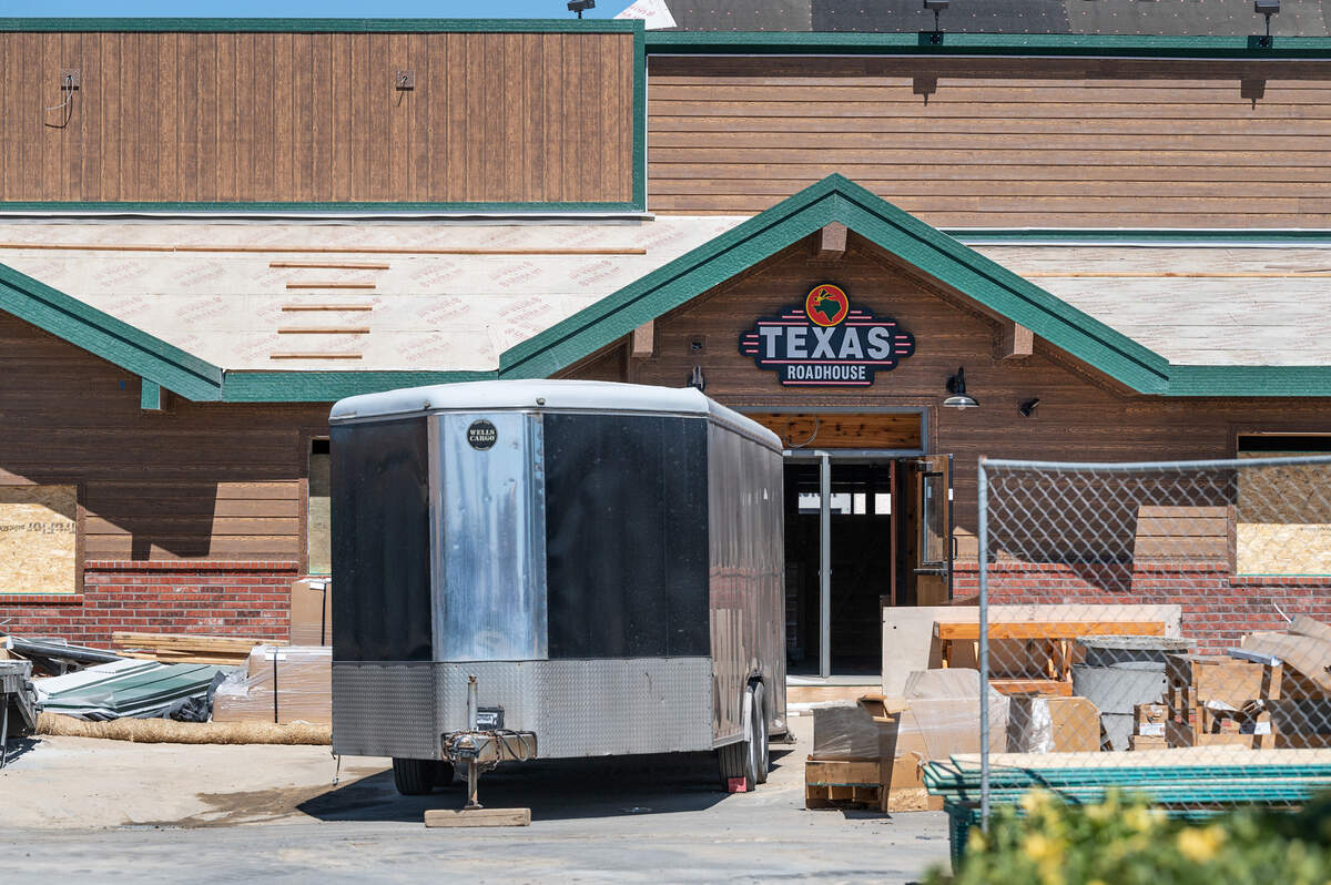 A new Texas Roadhouse restaurant on Countryside Drive will open in by mid-October 2022. Photographed in Turlock, Calif., on August 23, 2022.
